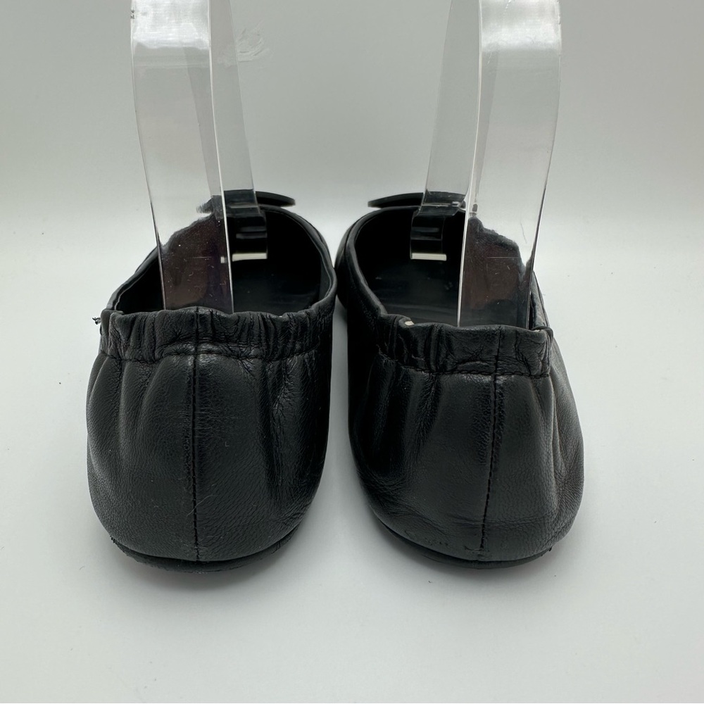 Tory Burch Women Shoes Mini Travel Ballet Flats 6.5 Blk 511558251 Preppy resort - Picture 7 of 14